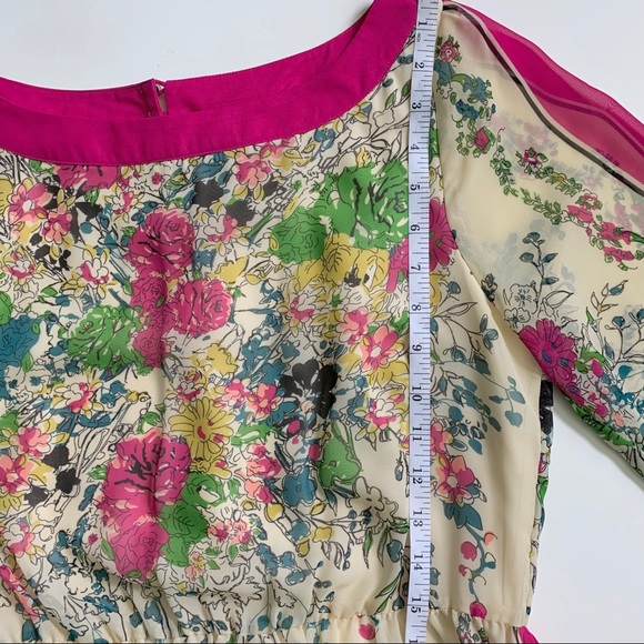 Boutique Floral A-line Knee-length Dress EUC - Picture 11 of 15